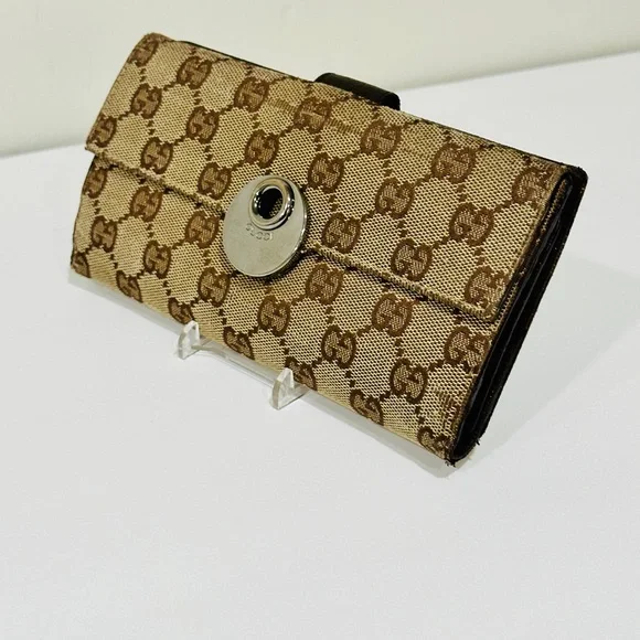 Gucci Brown Monogram wallet - Picture 3 of 15